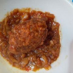 A picture of Veg Manchurian.