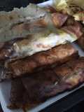 Canelones de carne y verduras - panqueques de manzana y canela (BLW)