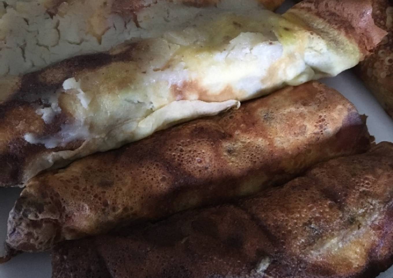 Canelones de carne y verduras - panqueques de manzana y canela (BLW)