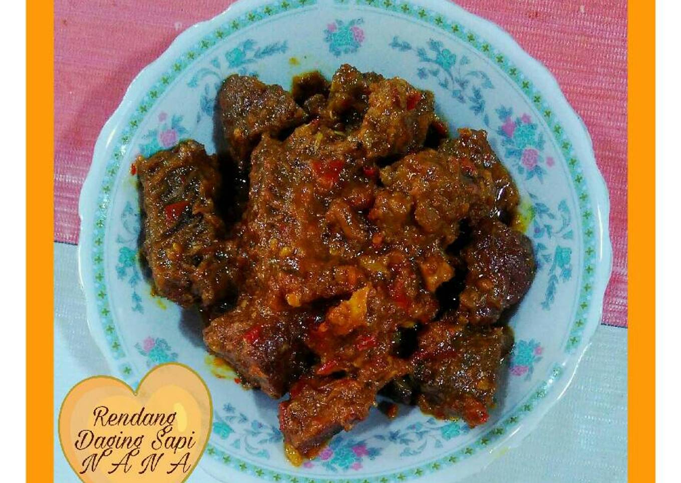 Rendang daging sapi