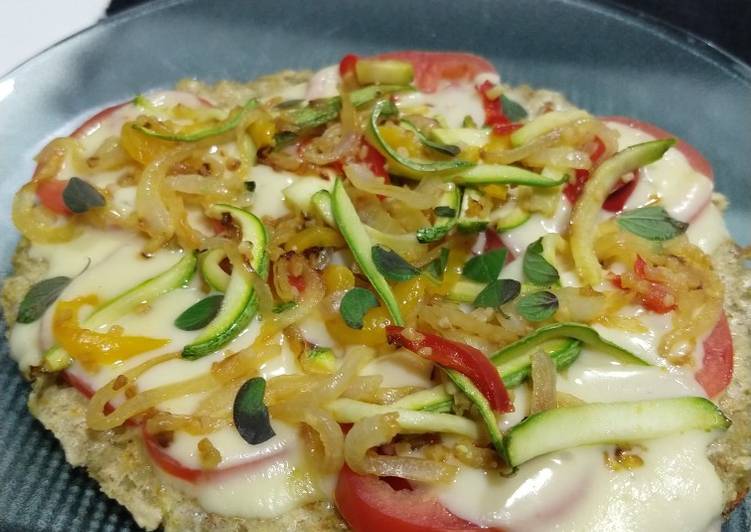 Simple Way to Make Super Quick Homemade Pizza en masa de avena