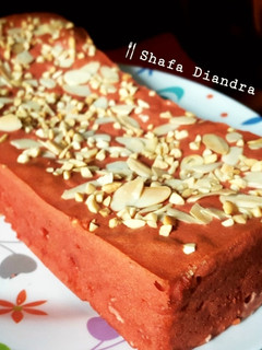 Foto resep Peanut Butter Red Velvet Fudgy Brownie #dessert 🇲🇨