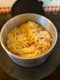 Spaghetti à la carbonara au TM6