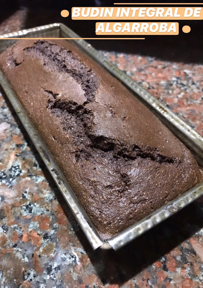 Una foto de Budín integral de algarroba