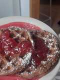 Waffles veganos de chocolate