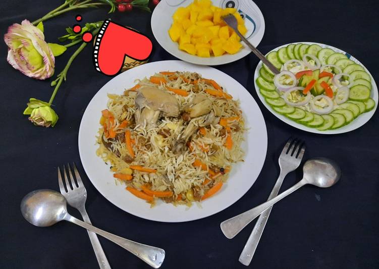 Chicken 🐔 Afghani Pulao 😋