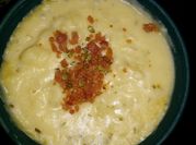 A picture of chunky potato soup