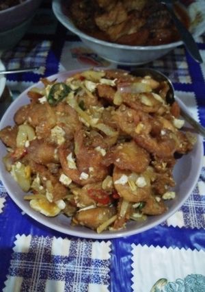 Foto resep Udang telur asin