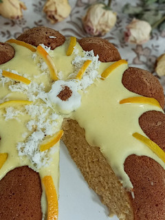 عکسی از دستور 🥧🍊کیک پرتقال پاییزی من بدون فر