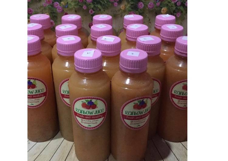 Langkah Mudah untuk Menyiapkan Diet Juice Longan Papaya Grape Orange yang Menggugah Selera