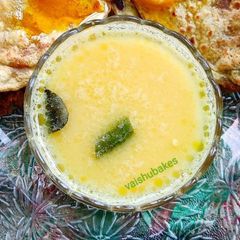 A picture of Maharashtrian Kadhi (कढी).