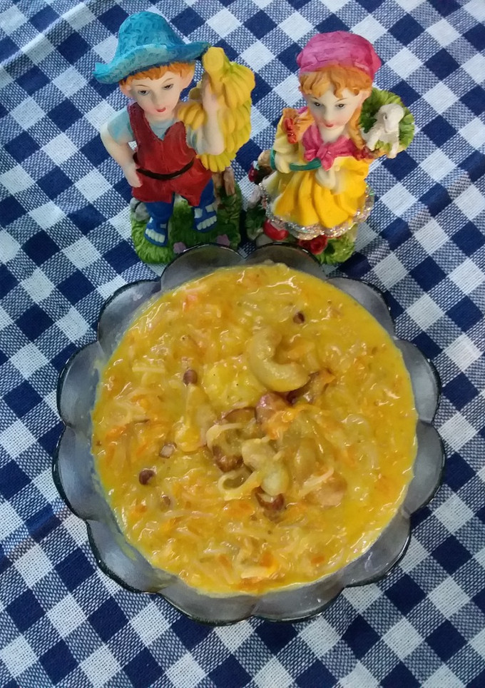 கேரட் சேமியா பாயசம் செய்முறை முக்கிய புகைப்படம்