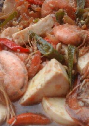 Foto resep Udang + putih telur saus teriyaki