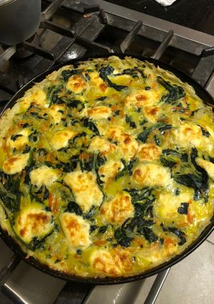 Una foto de Tarta de verduras apta para celíacos