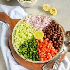 A picture of Healthy chana salad.