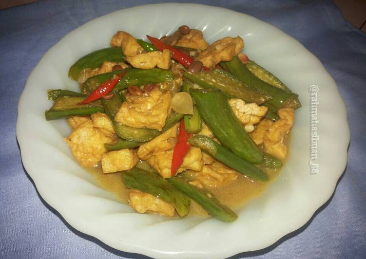 Cara Gampang Membuat Tauco Terong hijau tahu tempe, Enak