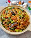 油菜肉末冬粉