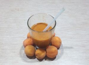 Una foto de Zumo de albaricoque
