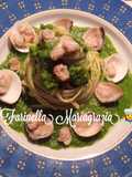 Linguine con crema di broccolo km zero e vongole fatto a modo mio 👩‍🍳🏡♥️🦁