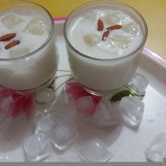 A picture of Dahi badam lassi.
