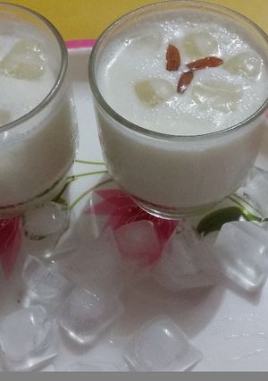 A picture of Dahi badam lassi.