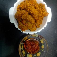 A picture of Masala khichdi.
