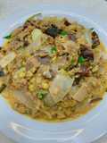 Tumis akar lotus jamur kuping kemangi dll Vegan