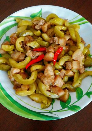 Hình của món Thịt kho dưa muối.
