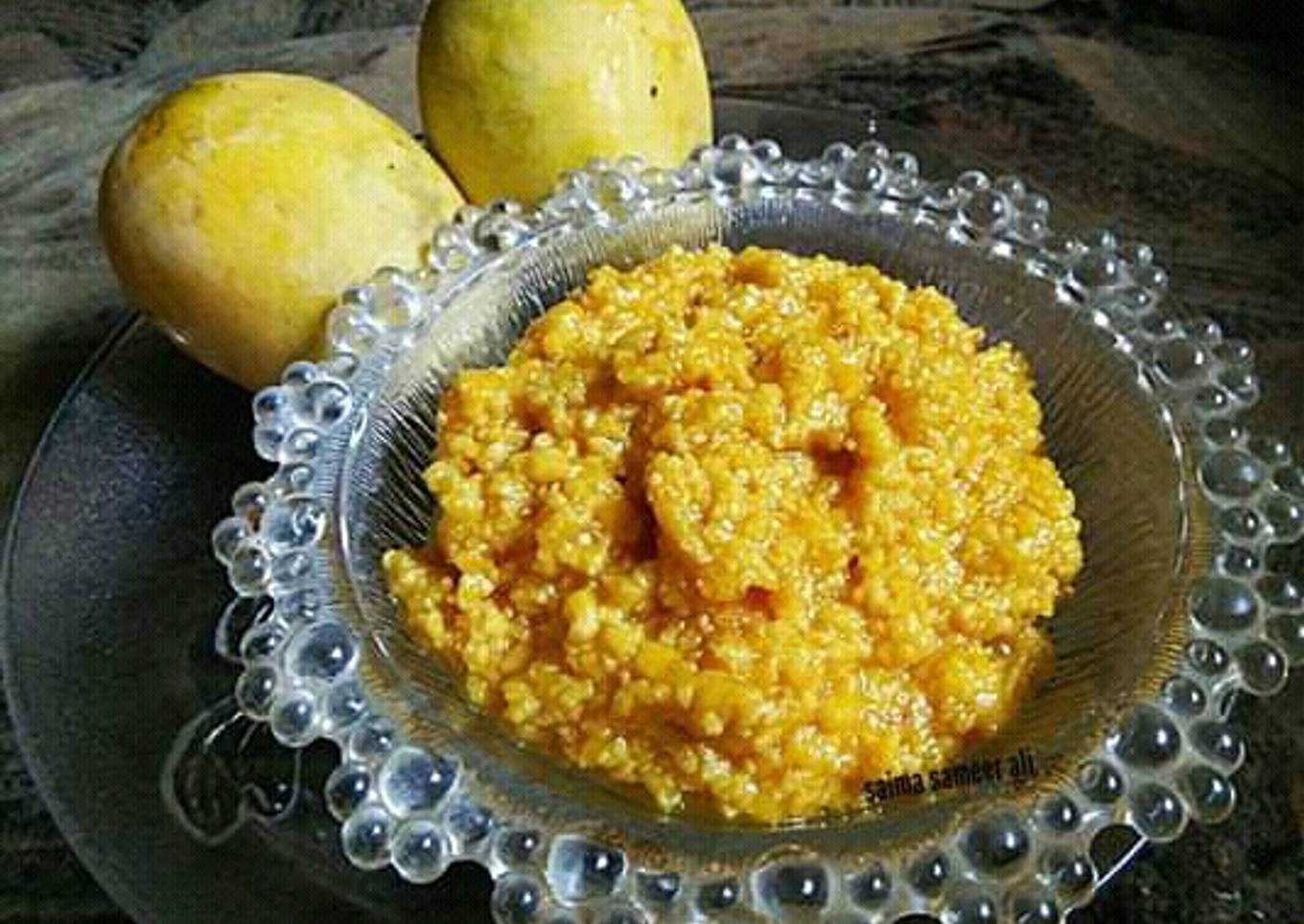 Mango khoya halwa #cookpadfruits
