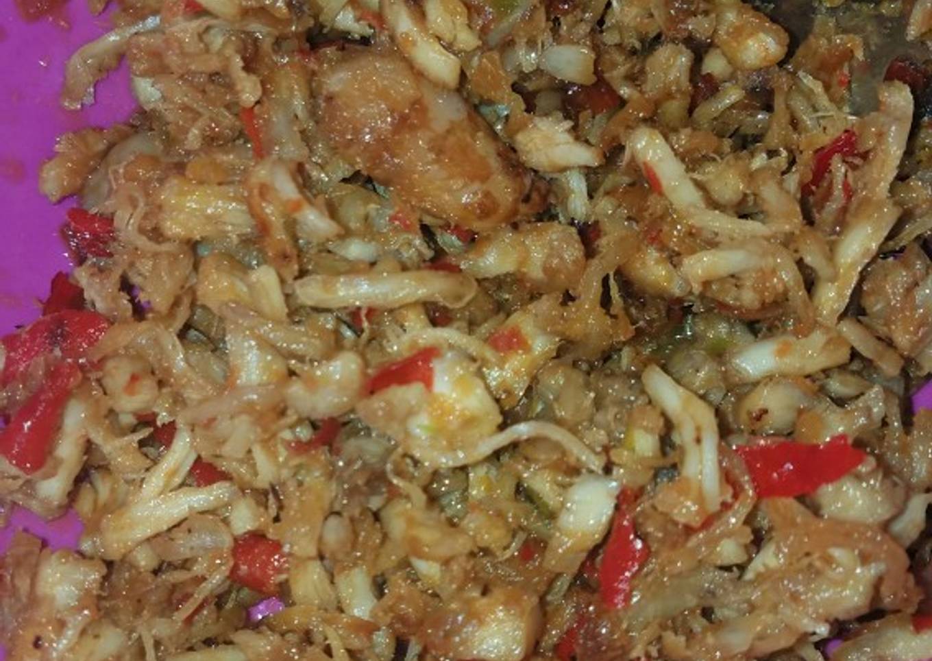 Ayam suwir balado