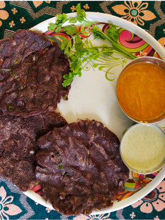 A picture of Ragi roti.