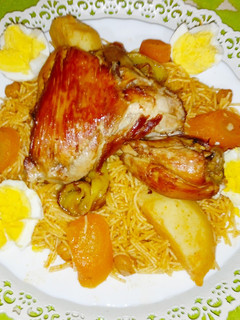 صورة لوصفة دويدة (شعيرية) مفورة