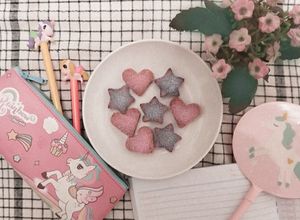 Foto resep Kukis Kelap Kelip Unicorn Edition (cookies kue kering tanpa mixer)