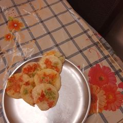 Farali mini uttapam A picture of Farali mini uttapam.