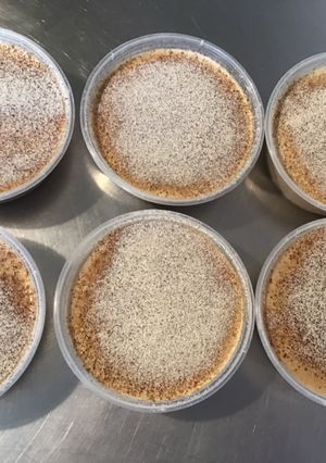 Une photo de Crèmes café et noisettes du jardin