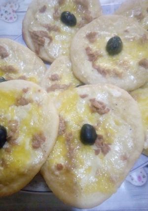 صورة لوصفة مبني بيتزا بي صلصة بيضاء
