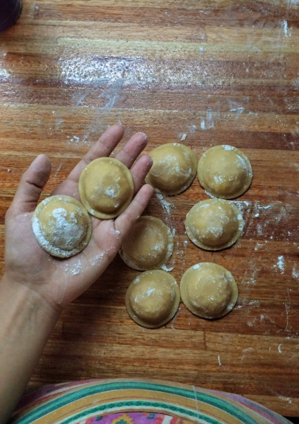 Una foto de Sorrentinos caseros