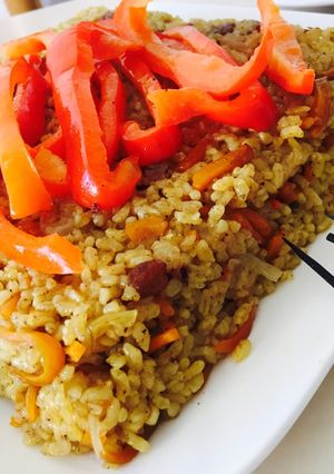 صورة لوصفة رز بخاري