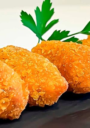A picture of Cheese and Chorizo Croquettes in Air Fryer and Bread Maker.