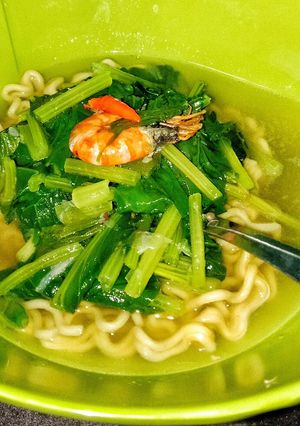Foto resep Mie Kuah Udang Segar