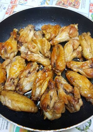 Hình của món Cánh gà chiên mắm.