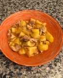 Жаркое из курицы с картошкой в мультиварке