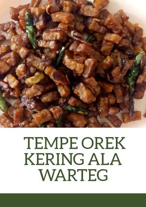 Foto resep Tempe Orek Kering Ala Warteg