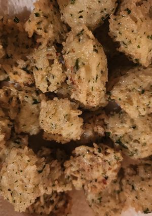 Una foto de Bocadillos de arroz con farofa