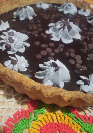 Une photo de Tarte cacahuète au chocolat