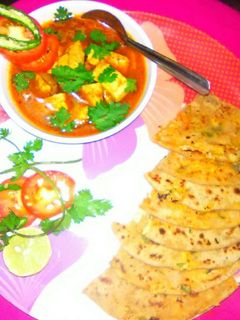 पनीर पराठा (Paneer paratha recipe in hindi) रेसिपी मुख्य फोटो