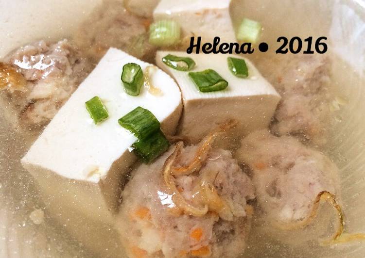 Resep Sup Bakso Tahu Sutera Sehat oleh Helena Cookpad
