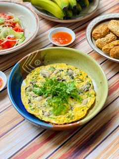 Hình của món Trứng Chiên Hàu.