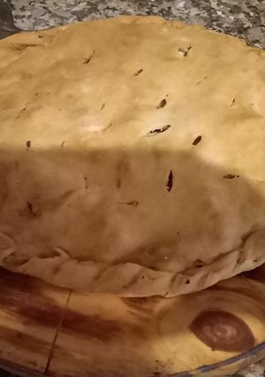 Una foto de Tarta integral de pollo