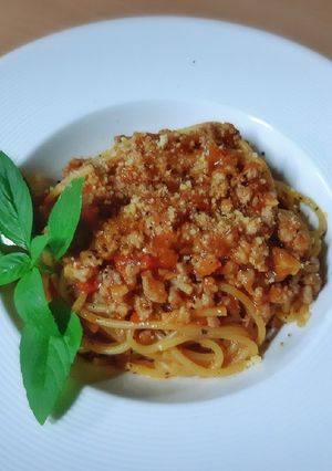 รูปของ One Pan Meat Sauce Pasta (สูตรเนื้อหมู)